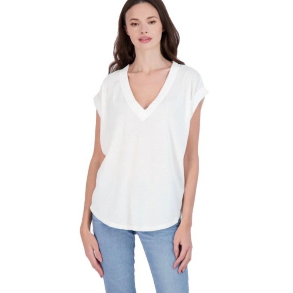 Free People‎ Movement Nina V Tee Top Women's Size S